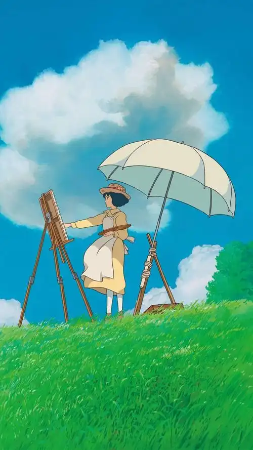 宫崎骏起风了唯美锁屏,高清图片,手机锁屏桌面-壁纸族