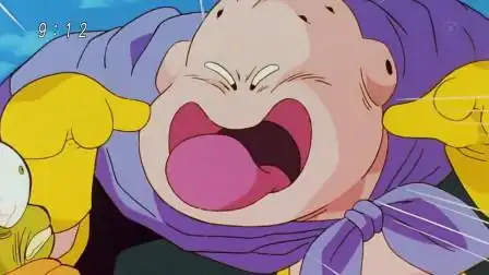 龙珠:布欧攒着脾气给巴菲迪做鬼脸,巴菲迪吓得喘大气