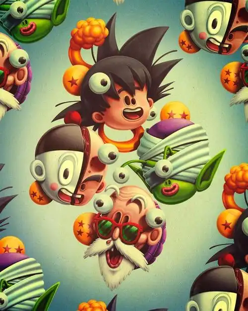 可爱的流行卡通人物角色juancarlospaz插画作品