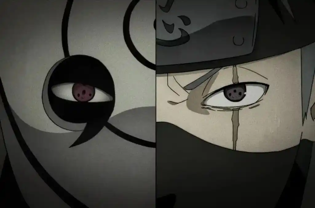 宇智波带土 #写轮眼 #卡卡西  - 抖音