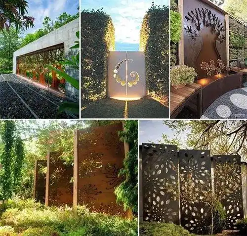 25个庭院(花园)景观墙创意,移步异景,美不胜收!