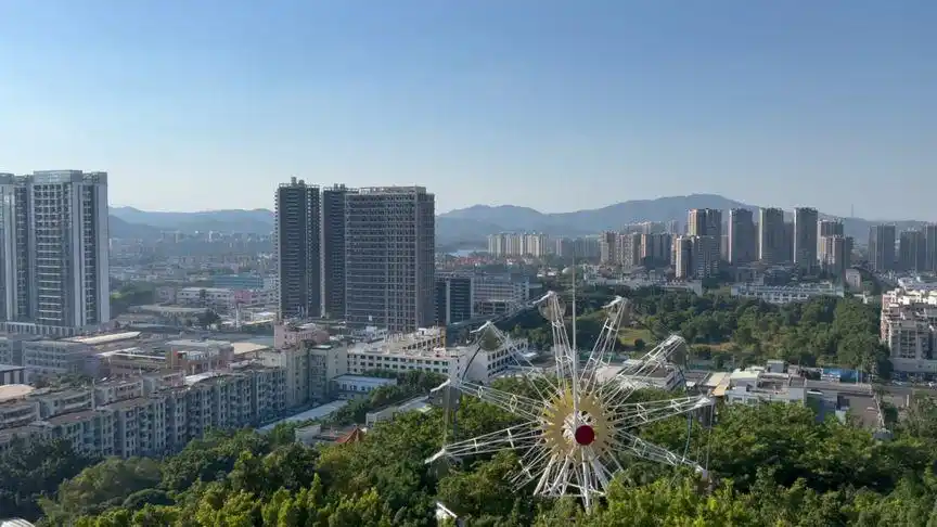 带你看东莞市塘厦镇全景