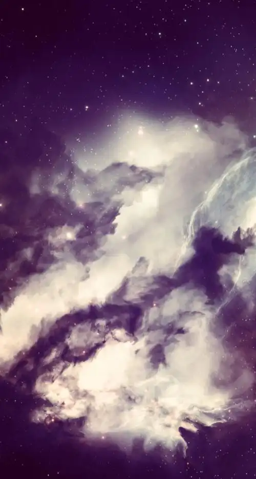 星空壁纸iphone5s使用滤镜