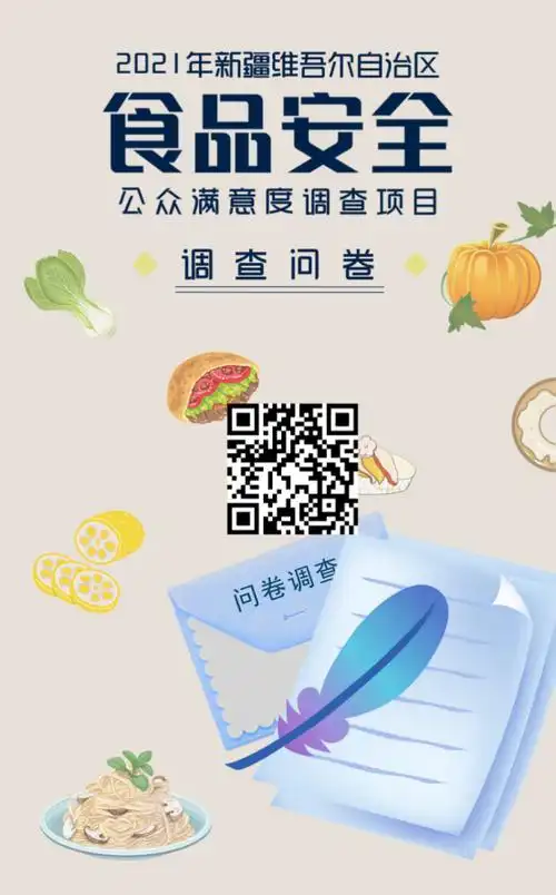 问卷调查新疆食品安全公众满意度调查开始啦快动动手指参与吧