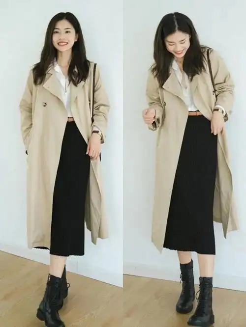 卡其色风衣怎么搭配(百穿不厌的卡其色风衣)