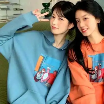 温柔神仙真人闺蜜头像两人超级好看