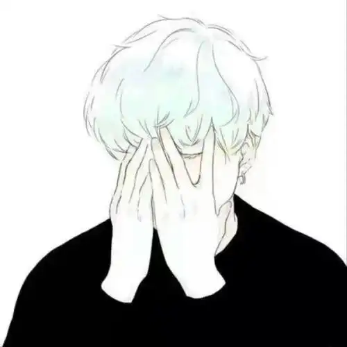 捂脸男生动漫头像_第1页