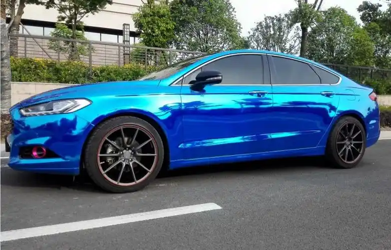 我的改装车之电镀蓝蒙迪欧!骚到没有朋友! - 我爱我车 - 钟祥论坛