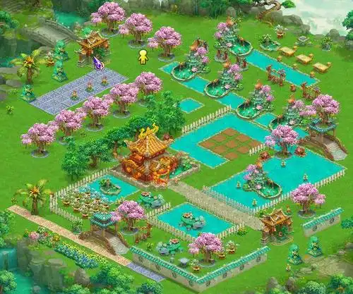 神武3手游那些富有创意的庭院布置鉴赏