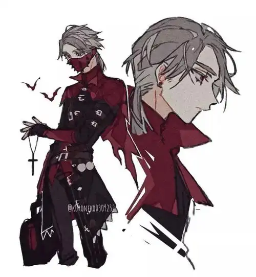 第五人格入殓师 图源twitter画师@kuroneko0309252