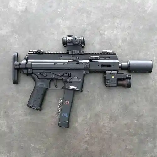 小有可为瑞士bt公司apc9系列冲锋枪手枪美图欣赏