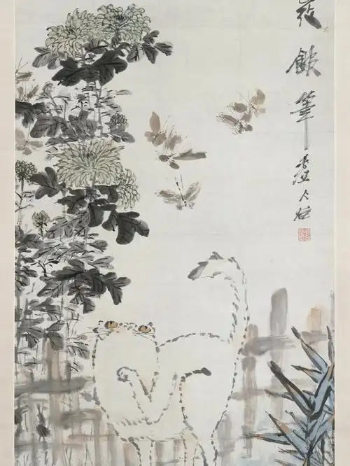 虚谷作品  #艺术鉴赏 #国画虚谷晚清民国时期著名花鸟画家,与任材年