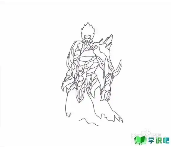 王者荣耀孙悟空地狱火怎么画? 第6张