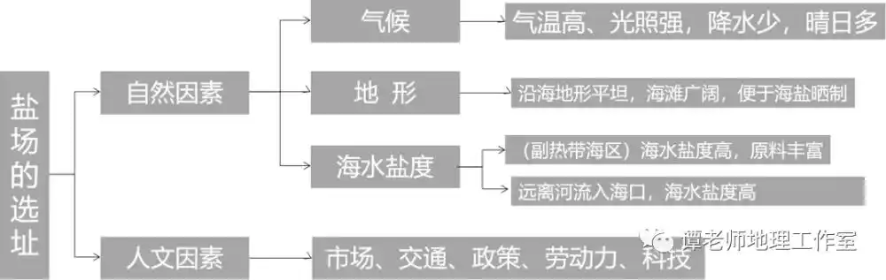 地理探究我国的盐场成因分布及其区位条件大全