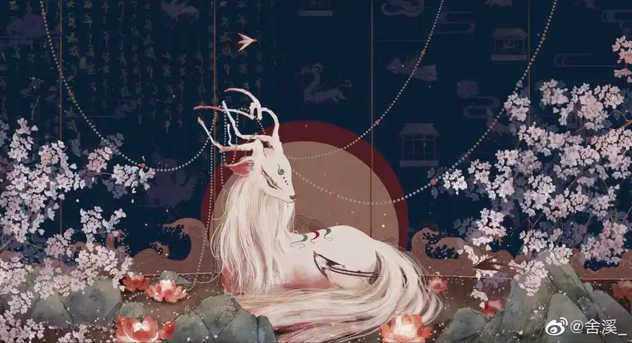 【白泽】帝巡狩,东至海,登桓山,于海滨得白泽神兽.能言,达于万物之情.