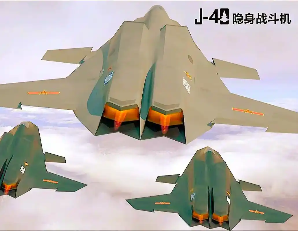 歼40战斗机(概念图版本)#六代机#军事硬核迷#龙国种花家17 - 抖音