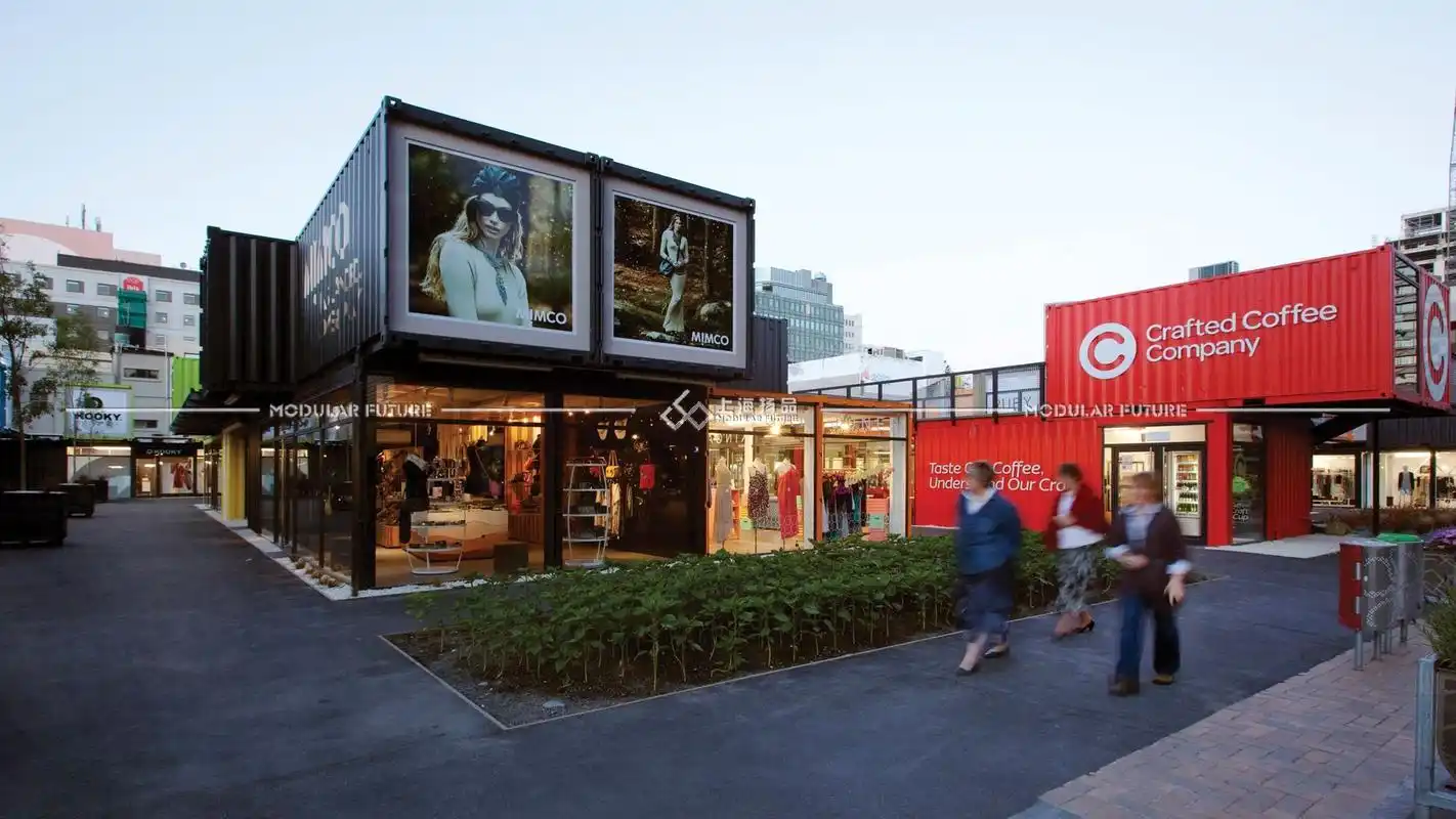 想要做网红打卡商业街 这样的集装箱商业街你一定要了解一下