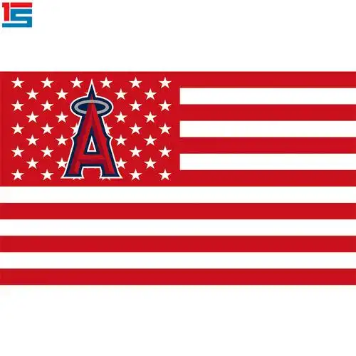 100d涤纶面料mlb洛杉矶安那罕天使旗帜anaheimangelsflag