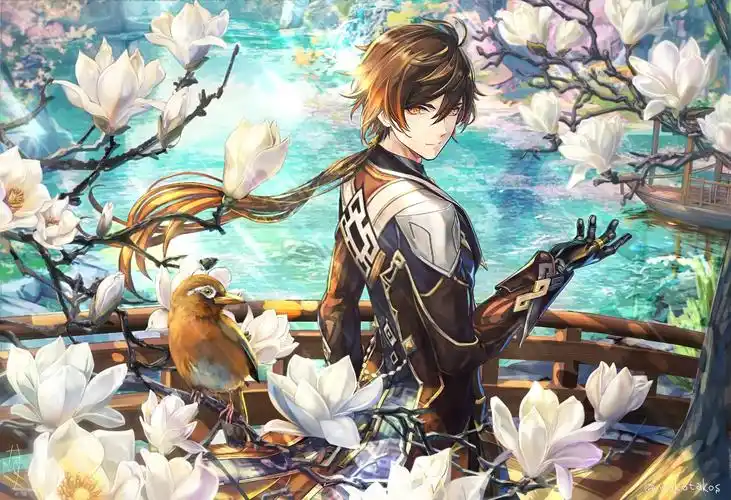 美图搬运| 原神-角色图-钟离 - 知乎