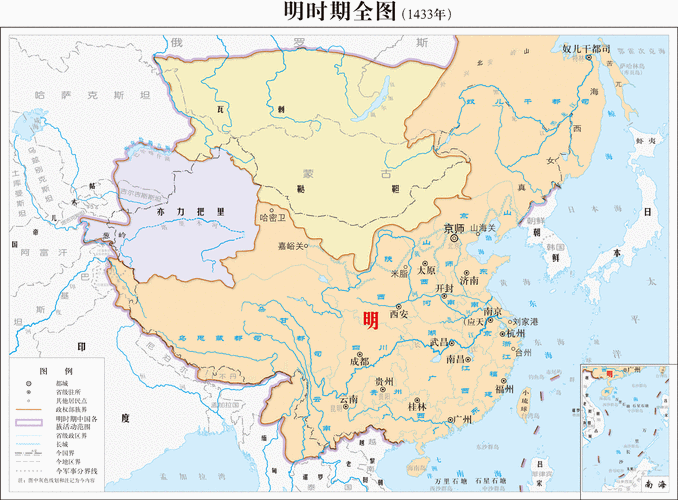 元代地图元朝时期的世界地图