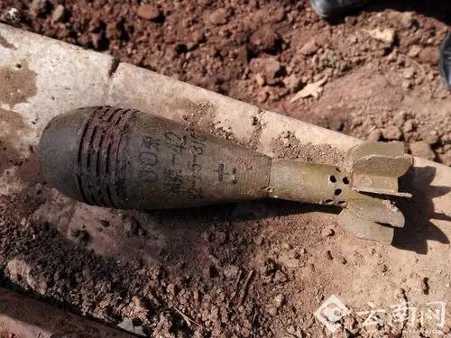 小区修路时挖出炮弹 系一枚迫击炮炮弹 已被专家取走处置