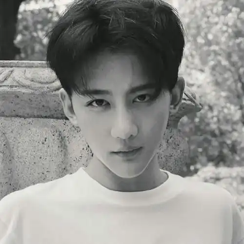 中分冷酷男人头像