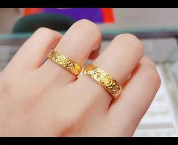 老凤祥古法金对戒