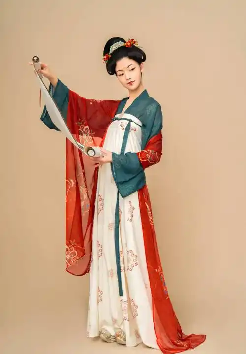 原创唐朝人的审美有多绝看看复原款汉服就知道了端庄又大气