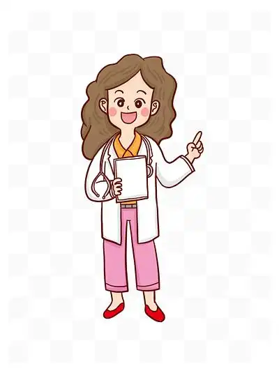 2310卡通手绘一个女医生漫画设计231400研究生女孩性格14021动漫漫画