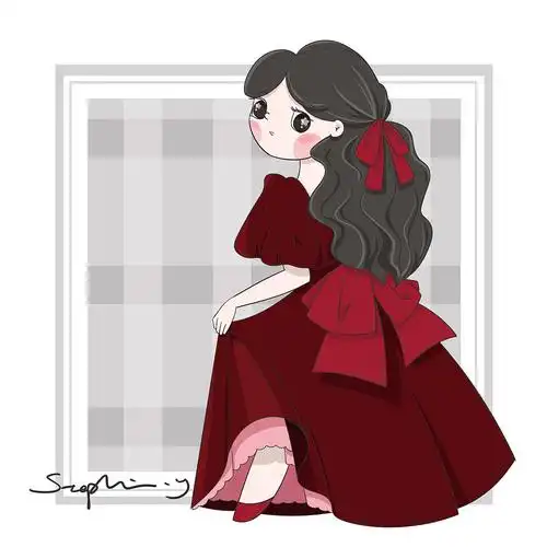 [精致女孩]q版卡通小女孩合集