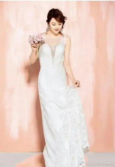 郑爽的婚纱照好美,这样的气质仿佛是个仙女下到了凡间!