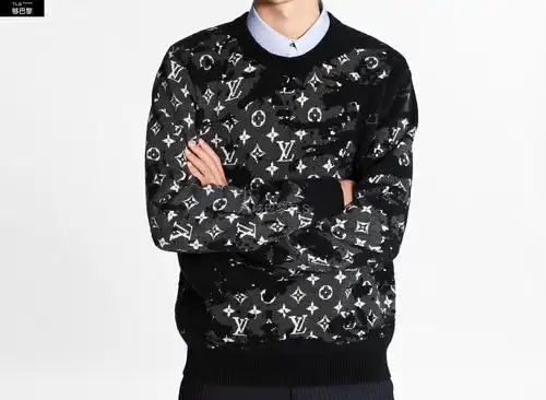 【包邮包税】 lv路易威登 21年春夏 男士 针织衫 monogram 做旧效果