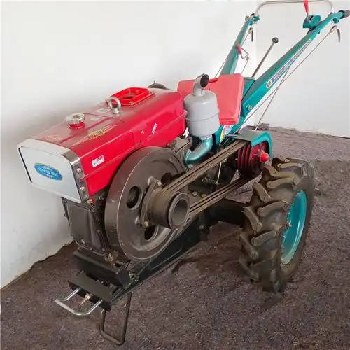 单缸水冷蒸发手摇启动手扶拖拉机农粮果实蔬菜运输机拖车