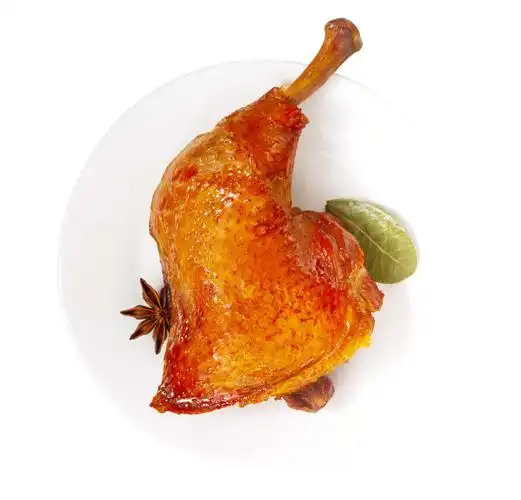 卓滋味手撕鸡腿卤味麻辣烧鸡腿4个480g