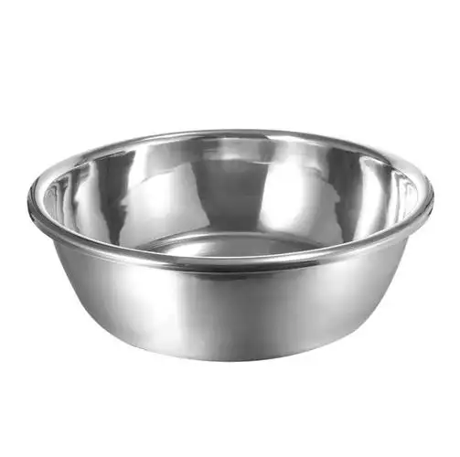 美恒不锈钢大斗盆面盆铁盆圆形洗脸盆汤盆带磁斗盆赠品饲料盆70cm