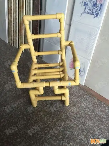 天价座椅!崧厦社友做的纯手工ppr水管小椅子,你看怎么样