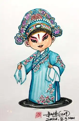 【学画】京剧人物