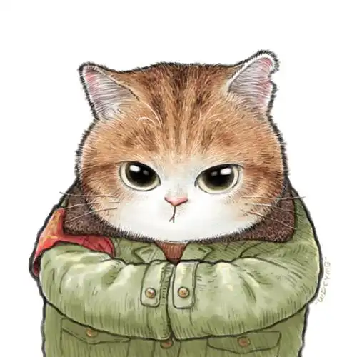 猫咪##插画##喵星人##猫##头像##画画##新年快乐##新春快乐##哈尔