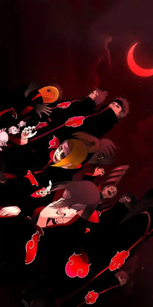 火影忍者壁纸面具男晓组织手机壁纸晓逐渐沦为工具