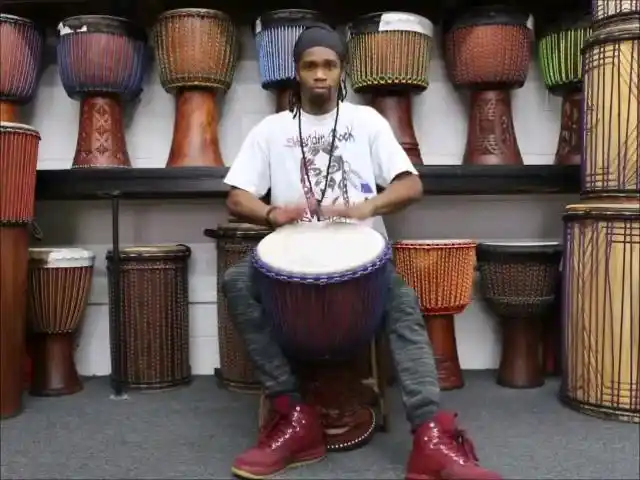 drumskull drums  guinea beng douki djembe【顺心渡音舞中心】