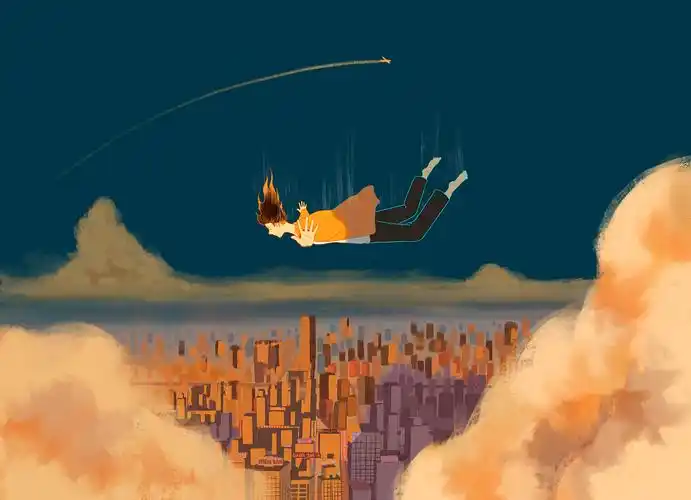 下坠99|插画|创作习作|大米饭盖饭qvq - 原创作品 - 站酷 (zcool)