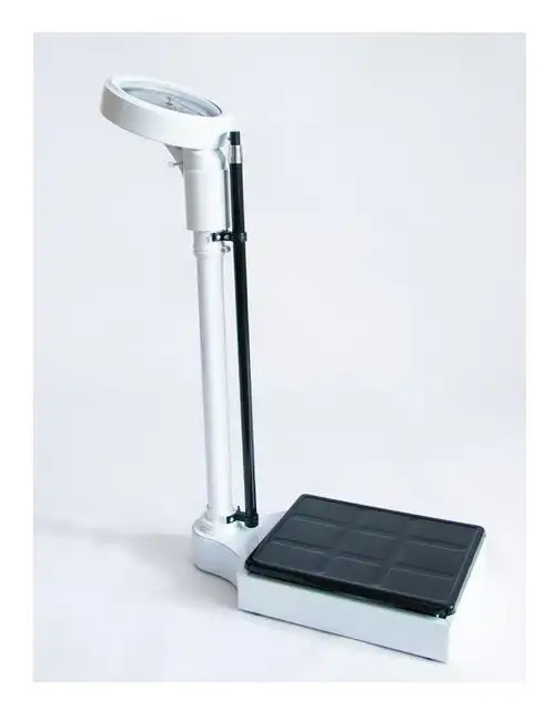 身高体重秤测量仪健康人体称健身房幼儿园体检药店机械秤 白色120kg