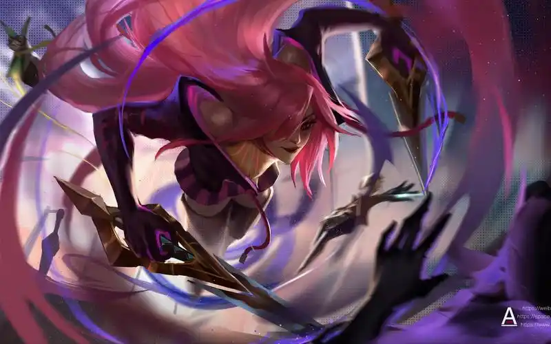 英雄联盟战斗学院卡特琳娜同人图【板绘】插图