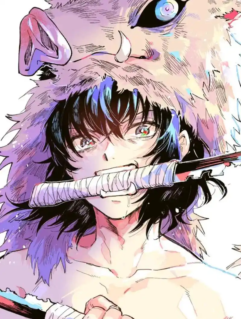 逗逼三人组 伊之助 又逗又帅的男人#抖音图文来了 #二次元壁 - 抖音