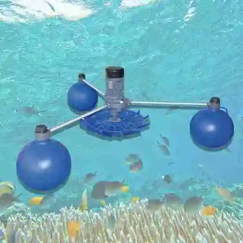 高档富地叶轮式鱼塘增氧机曝气鱼塘叶轮式氧气机池塘鱼池养鱼养殖