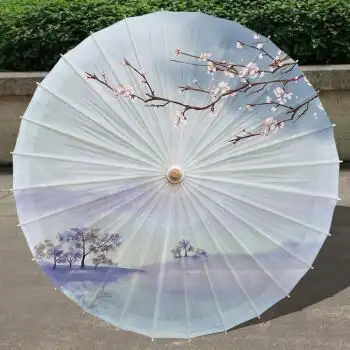 油纸伞纯手工古装 防雨防晒实用古风女汉服桐复古舞蹈手工传统中国风