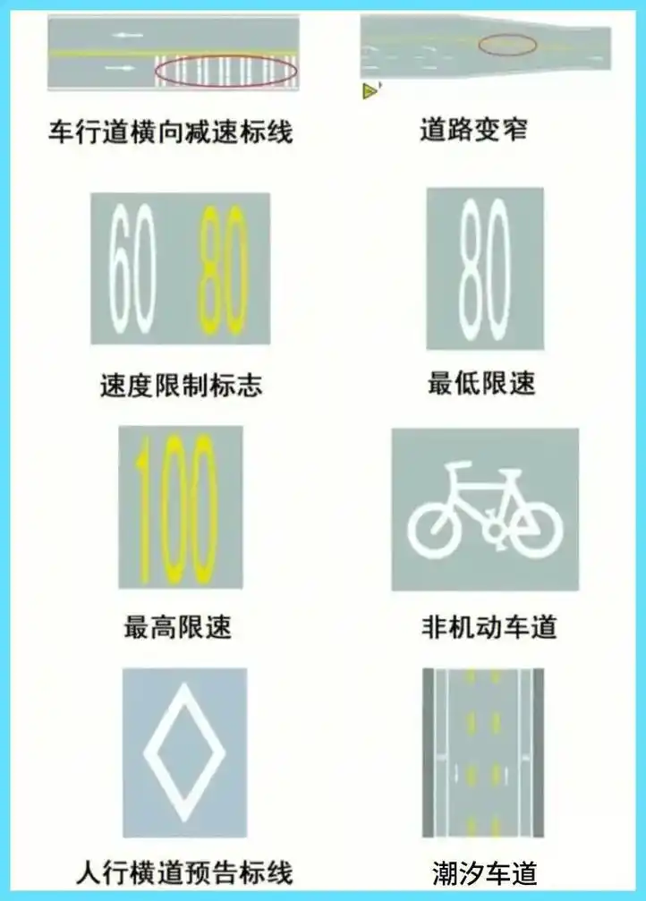 科目一知识点汇总#科目一交通标线  记得点赞收藏哦!关注我 - 抖音