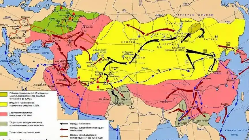 7分钟了解蒙古三次西征全过程,体会欧洲和伊斯兰世界的绝望