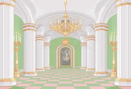 花瓶和装饰在天花板,墙壁和专栏内部的印度宫殿城堡和窗户的门, 古老