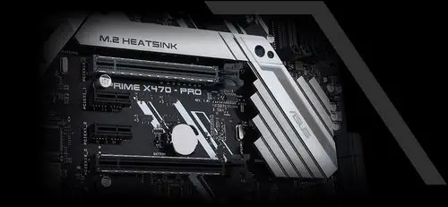 prime x470-pro 采用高颜值的华硕 aura rgb 灯效.